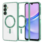 Samsung A15 umbris silikoonist MagSafe Luxury Crystal heleroheline