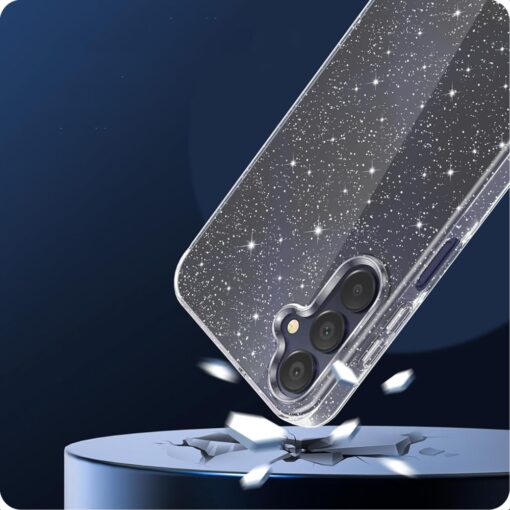 Samsung A15 umbris silikoonist SparkleSkin Series labipaistev 2