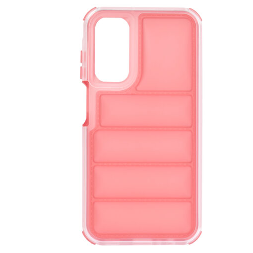 Samsung A15 umbris silikoonist Wave Shield punane 1