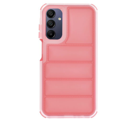 Samsung A15 umbris silikoonist Wave Shield punane 2