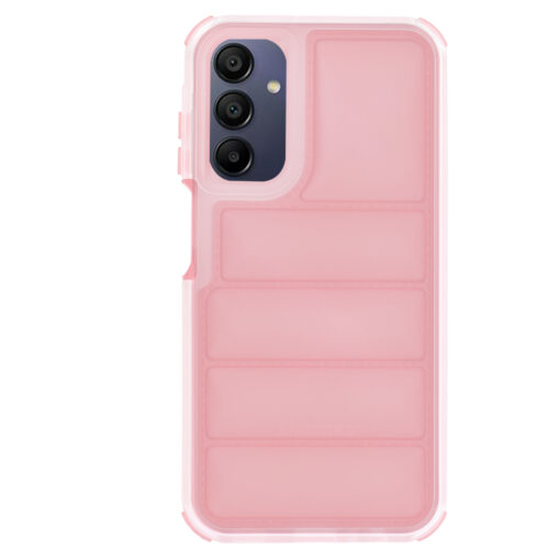 Samsung A15 umbris silikoonist Wave Shield roosa 2