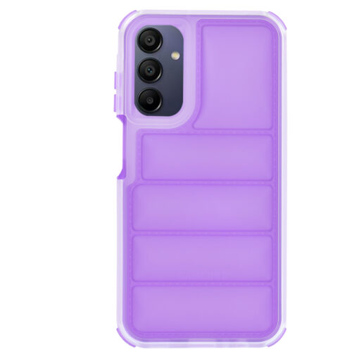 Samsung A15 umbris silikoonist Wave Shield violetne 2