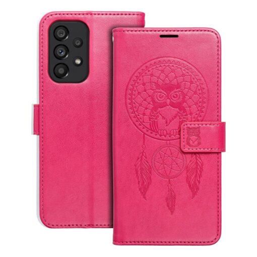 Samsung A53 kaaned kunstnahast MEZZO Book dreamcatcher magenta