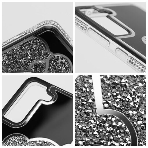 Samsung A53 umbris TEDDY plastikust taguse ja silikoonist servadega hobedane 8