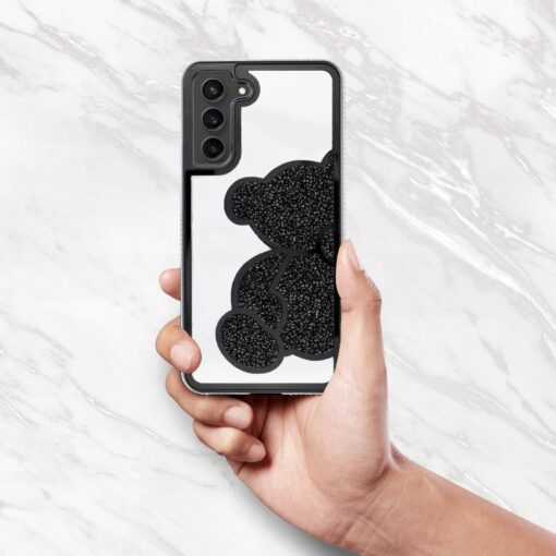 Samsung A53 umbris TEDDY plastikust taguse ja silikoonist servadega must 4