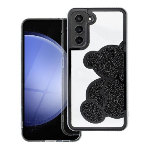 Samsung A53 umbris TEDDY plastikust taguse ja silikoonist servadega must