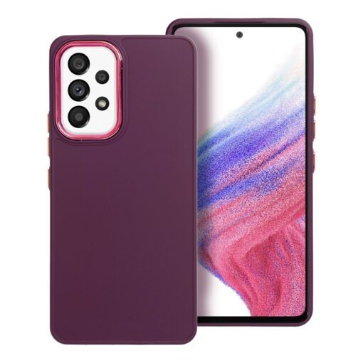 Samsung A53 umbris plastikust FRAME lilla