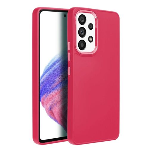 Samsung A53 umbris plastikust FRAME magenta 2