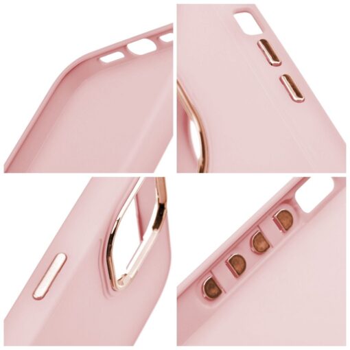 Samsung A53 umbris plastikust FRAME puudrroosa 1