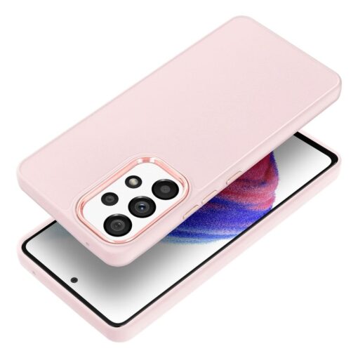 Samsung A53 umbris plastikust FRAME puudrroosa 2