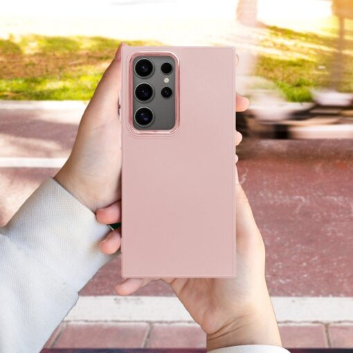 Samsung A53 umbris plastikust FRAME puudrroosa 4