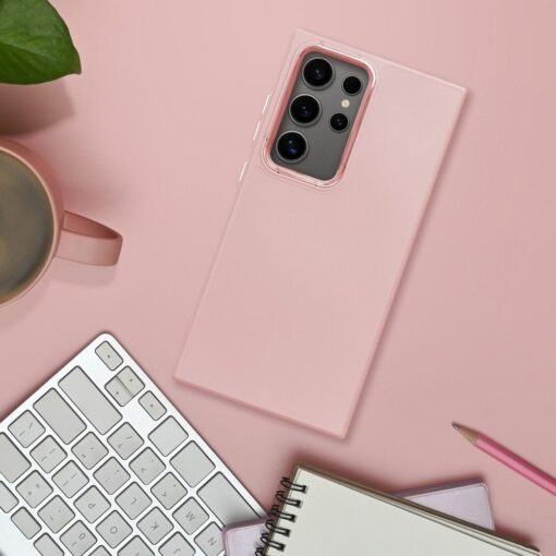 Samsung A53 umbris plastikust FRAME puudrroosa 5