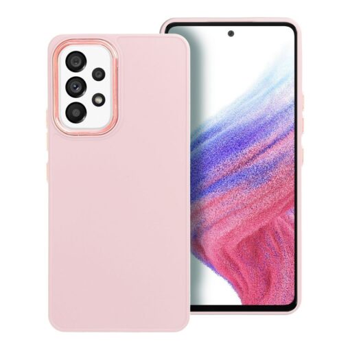 Samsung A53 umbris plastikust FRAME puudrroosa