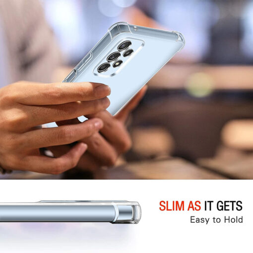 Samsung A53 umbris silikoonist Shockproof Clear Silicone labipaistev 5