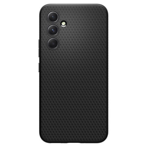 Samsung A54 Spigen Liquid Air silikoonist umbris matt must 1