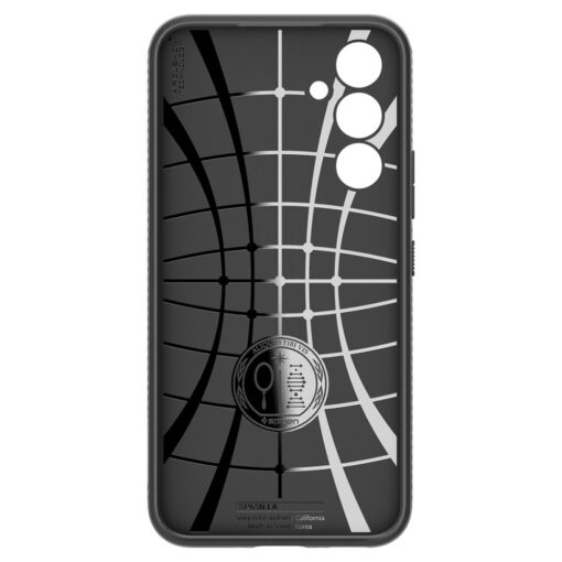 Samsung A54 Spigen Liquid Air silikoonist umbris matt must 2