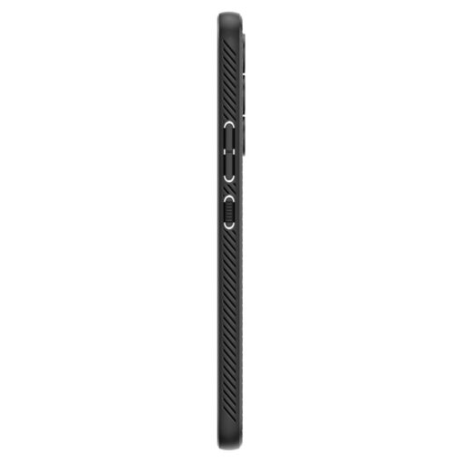 Samsung A54 Spigen Liquid Air silikoonist umbris matt must 4