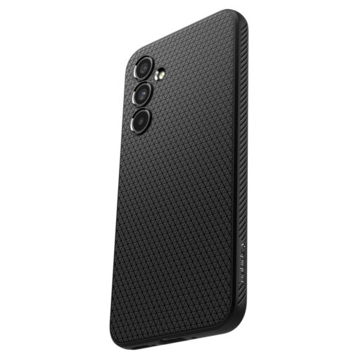 Samsung A54 Spigen Liquid Air silikoonist umbris matt must 6