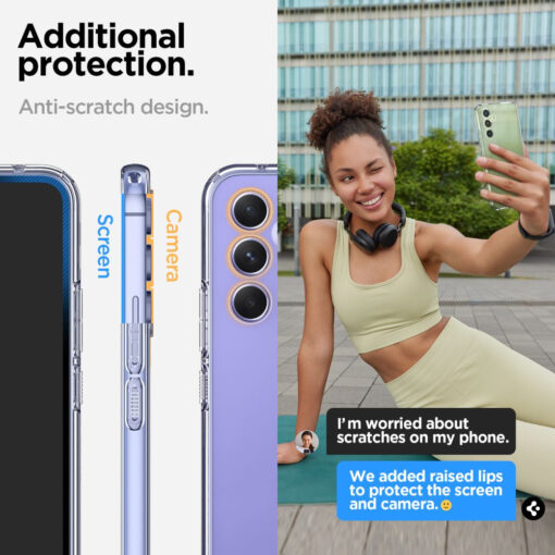 Samsung A54 Spigen Liquid Crystal silikoonist umbris labipaistev 12