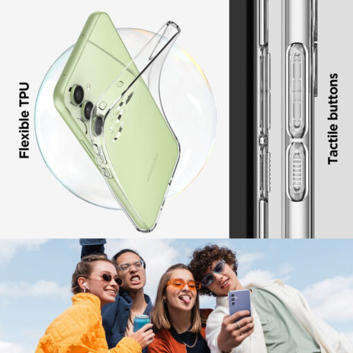 Samsung A54 Spigen Liquid Crystal silikoonist umbris labipaistev 13