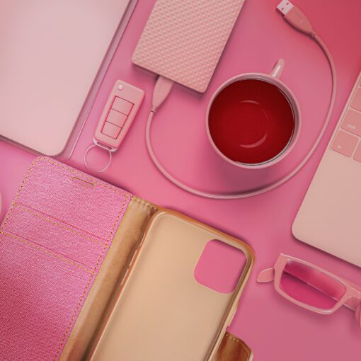 Samsung A54 kaaned kunstnahast CANVAS Book roosa 11 scaled