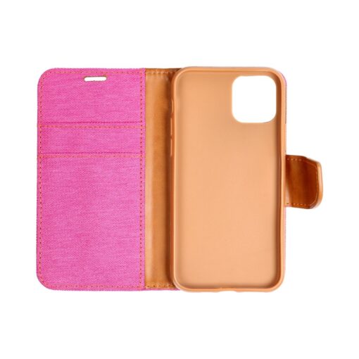 Samsung A54 kaaned kunstnahast CANVAS Book roosa 3