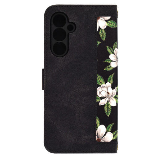 Samsung A54 kaaned kunstnahast FlipCraft Flowers of the Dawn 2
