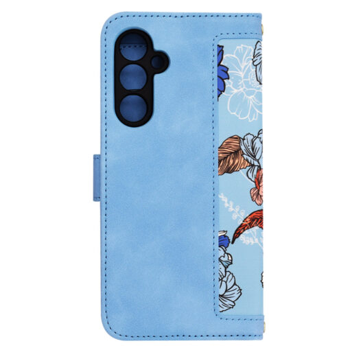 Samsung A54 kaaned kunstnahast FlipCraft erk sinine 2