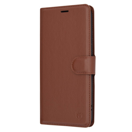 Samsung A54 kaaned kunstnahast Leather Folio pruun 3
