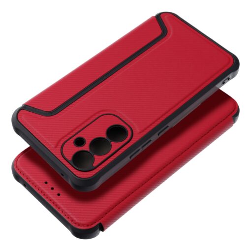 Samsung A54 kaaned kunstnahast RAZOR Book punane 1 scaled