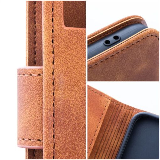 Samsung A54 kaaned kunstnahast TENDER Book pruun 7