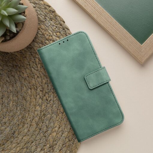 Samsung A54 kaaned kunstnahast TENDER Book roheline 8