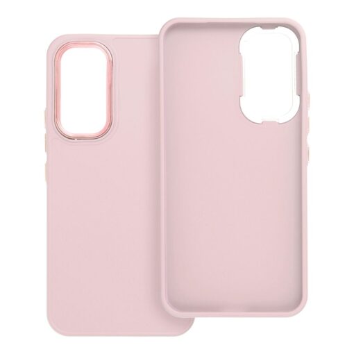 Samsung A54 umbris plastikust FRAME puudrroosa 3