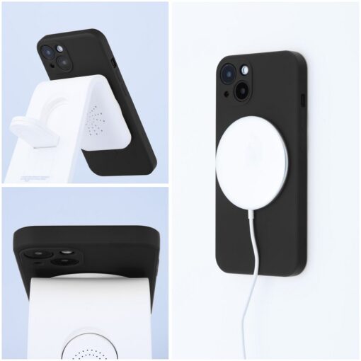Samsung A54 umbris silikoonist MagSafe SILICONE MAG COVER must 6