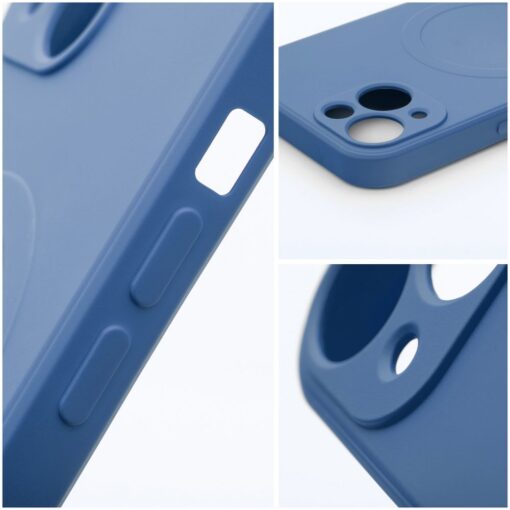 Samsung A54 umbris silikoonist MagSafe SILICONE MAG COVER sinine 7