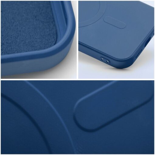 Samsung A54 umbris silikoonist MagSafe SILICONE MAG COVER sinine 8
