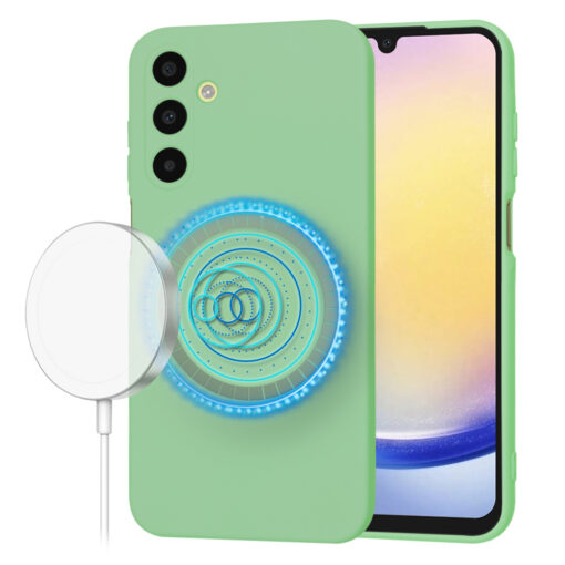 Samsung A54 umbris silikoonist MagSafe SoftFlex mundiroheline