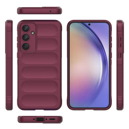 Samsung A54 umbris silikoonist Magic Shield bordeaux 1