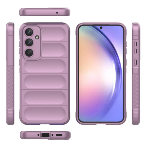 Samsung A54 umbris silikoonist Magic Shield lilla 1