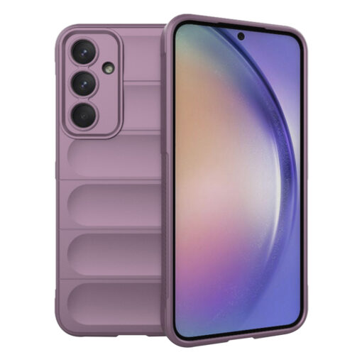 Samsung A54 umbris silikoonist Magic Shield lilla