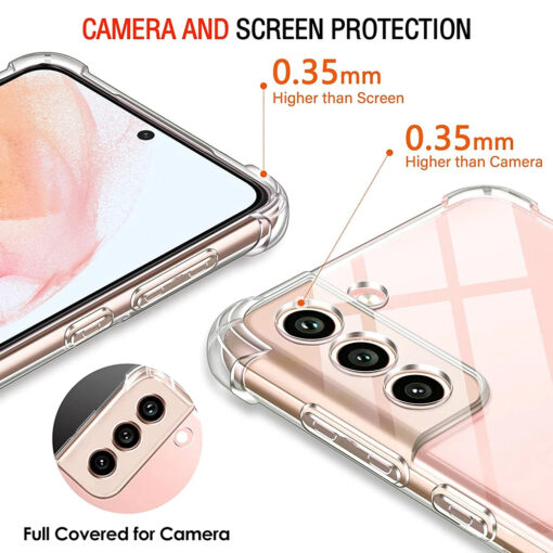 Samsung A54 umbris silikoonist Shockproof Clear Silicone labipaistev 1