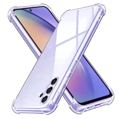 Samsung A54 umbris silikoonist Shockproof Clear Silicone labipaistev