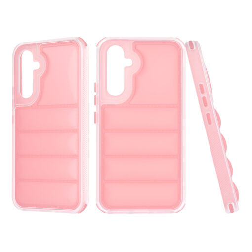 Samsung A54 umbris silikoonist Wave Shield roosa 1