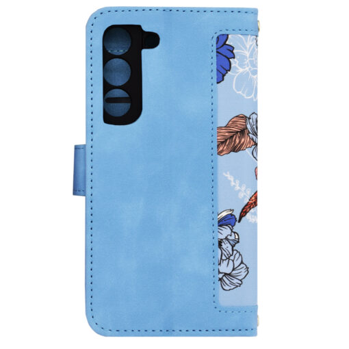 Samsung S22 kaaned kunstnahast FlipCraft erk sinine 2