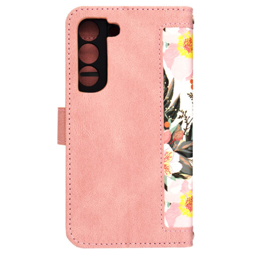 Samsung S22 kaaned kunstnahast FlipCraft sweetheart pink 2