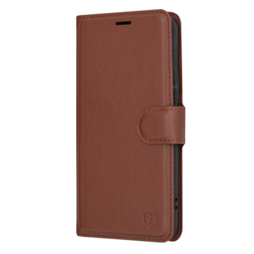 Samsung S22 kaaned kunstnahast Leather Folio pruun 3