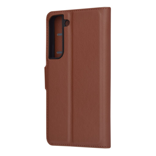 Samsung S22 kaaned kunstnahast Leather Folio pruun 4