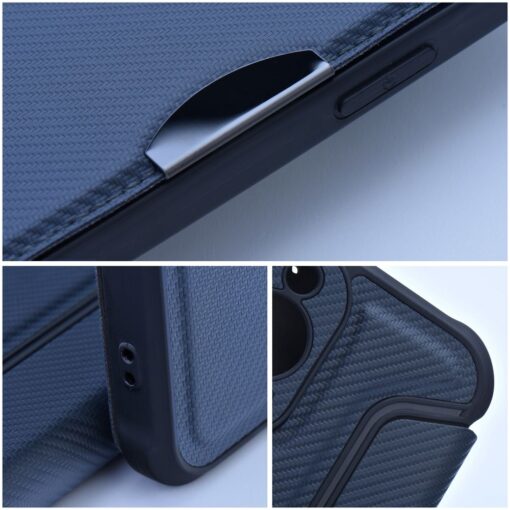 Samsung S22 kaaned kunstnahast RAZOR Book sinine 4