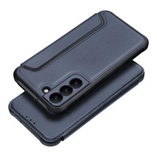 Samsung S22 kaaned kunstnahast RAZOR Book sinine 6