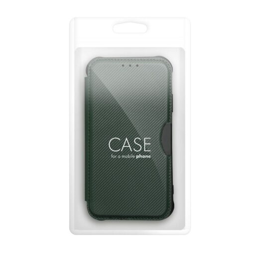 Samsung S22 kaaned kunstnahast RAZOR Book tume roheline 8